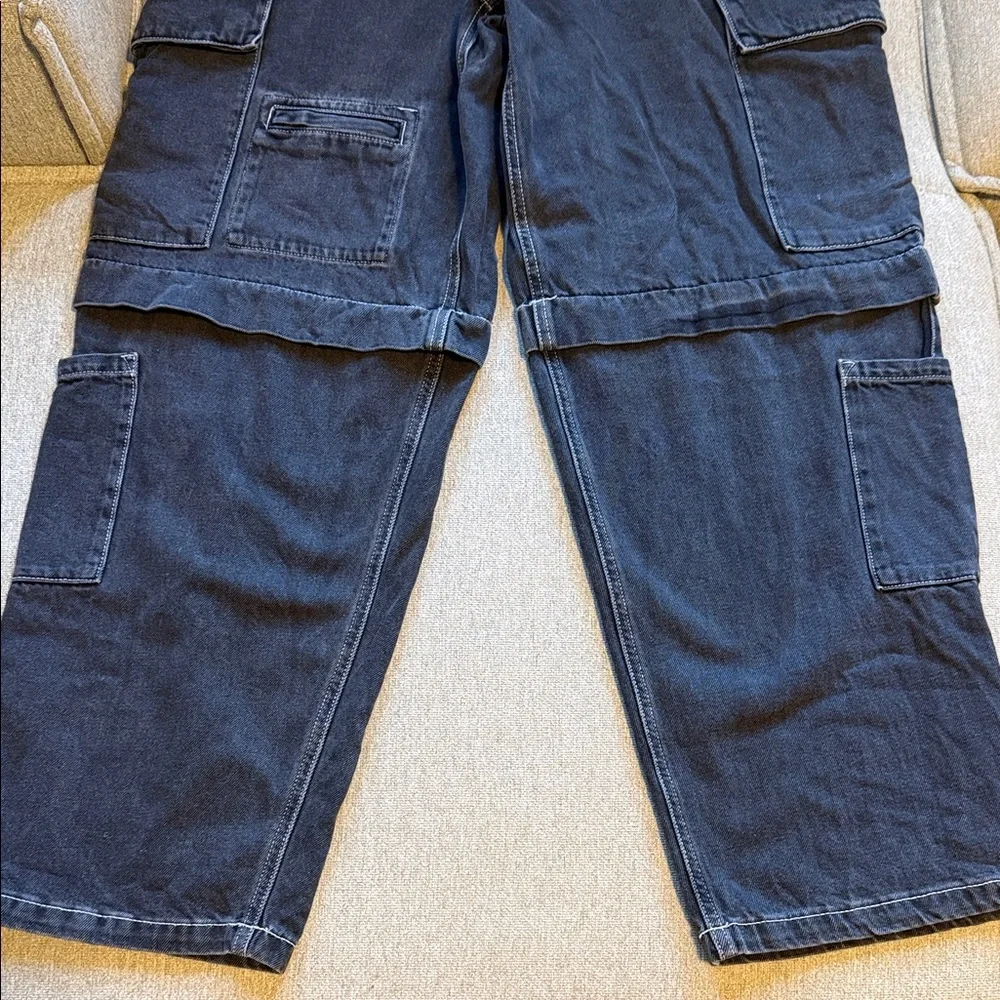 H&M Men's Black Cargo/Jean Pants